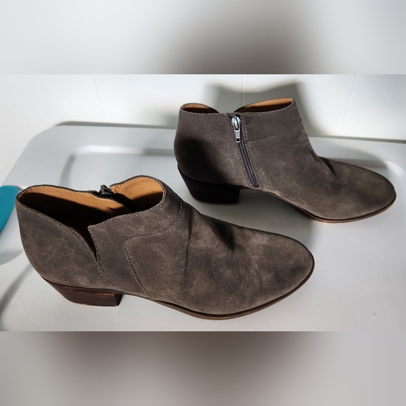 Lucky Brand Grey Suede Booties - Picture 4 of 14